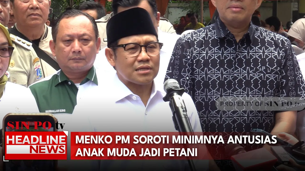 Menko PM Soroti Minimnya Antusias Anak Muda Jadi Petani