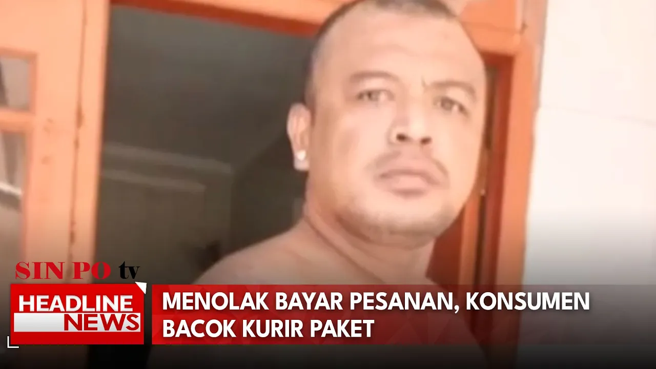 Menolak Bayar Pesanan, Konsumen Bacok Kurir Paket