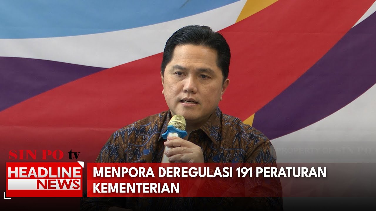 Menpora Deregulasi 191 Peraturan Kementerian