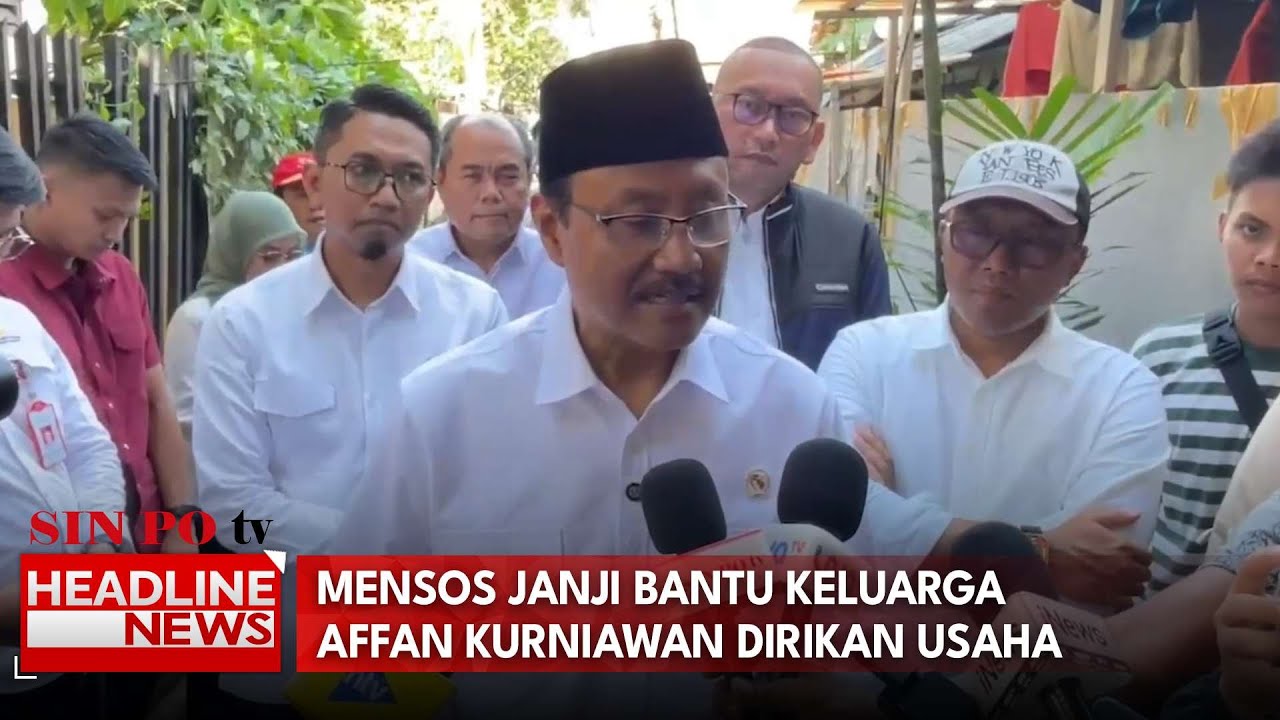 Mensos Janji Bantu Keluarga Affan Kurniawan Dirikan Usaha
