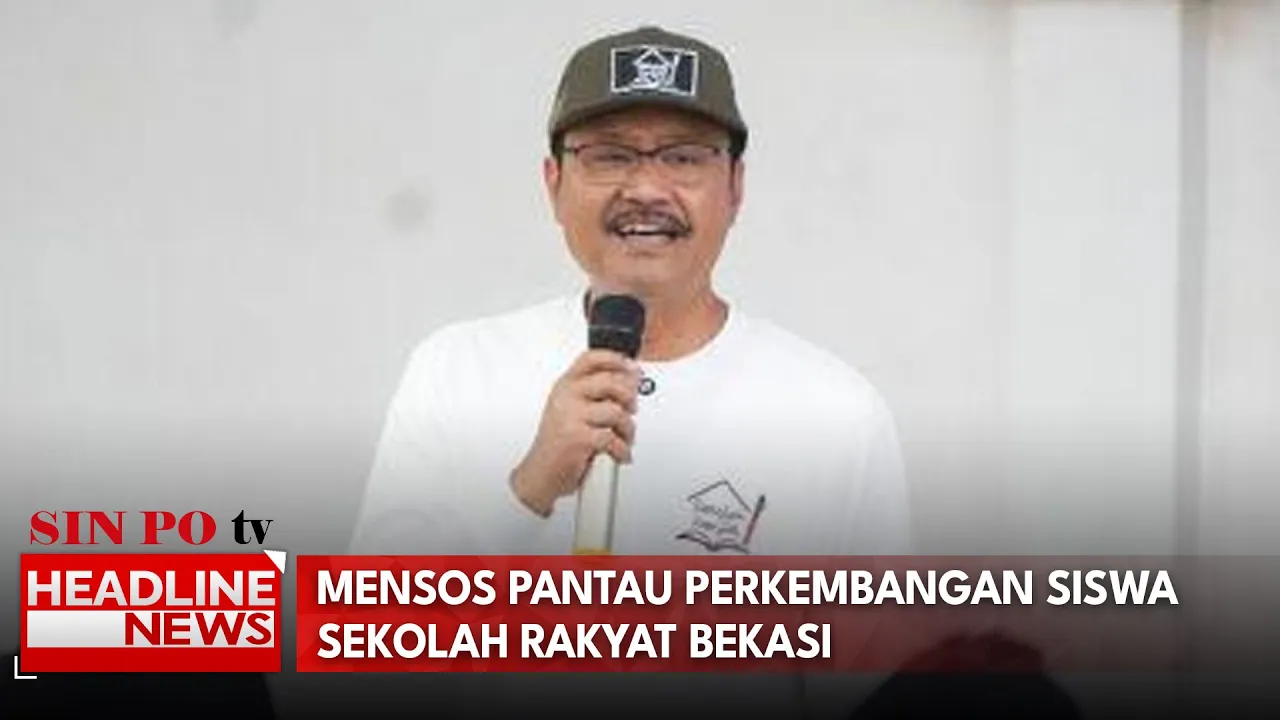 Mensos Pantau Perkembangan Siswa Sekolah Rakyat Bekasi