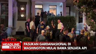 Pasukan Gardanasional Di Washington Mulai Bawa Senjata Api
