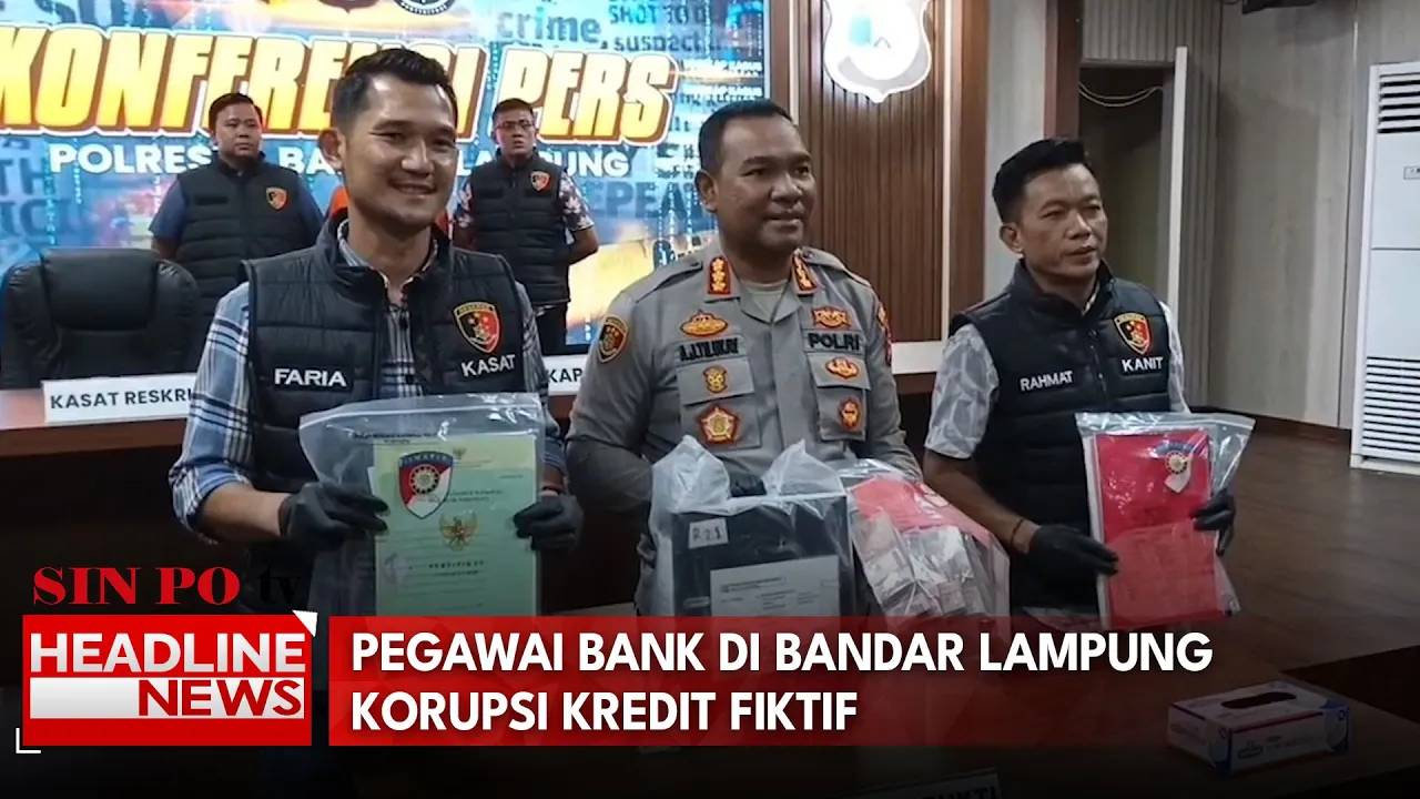 Pegawai Bank Di Bandar Lampung Korupsi Kredit Fiktif
