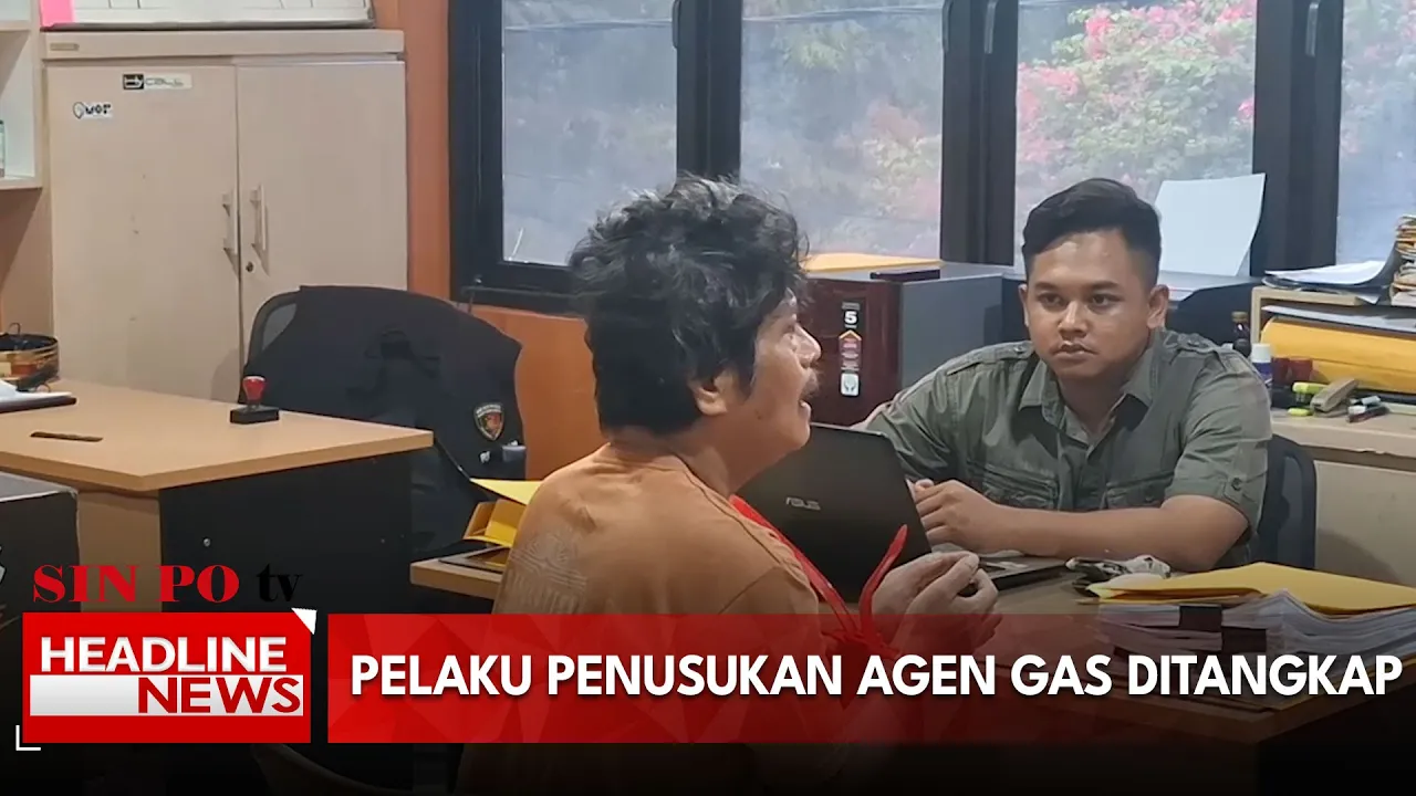 Pelaku Penusukan Agen Gas Ditangkap