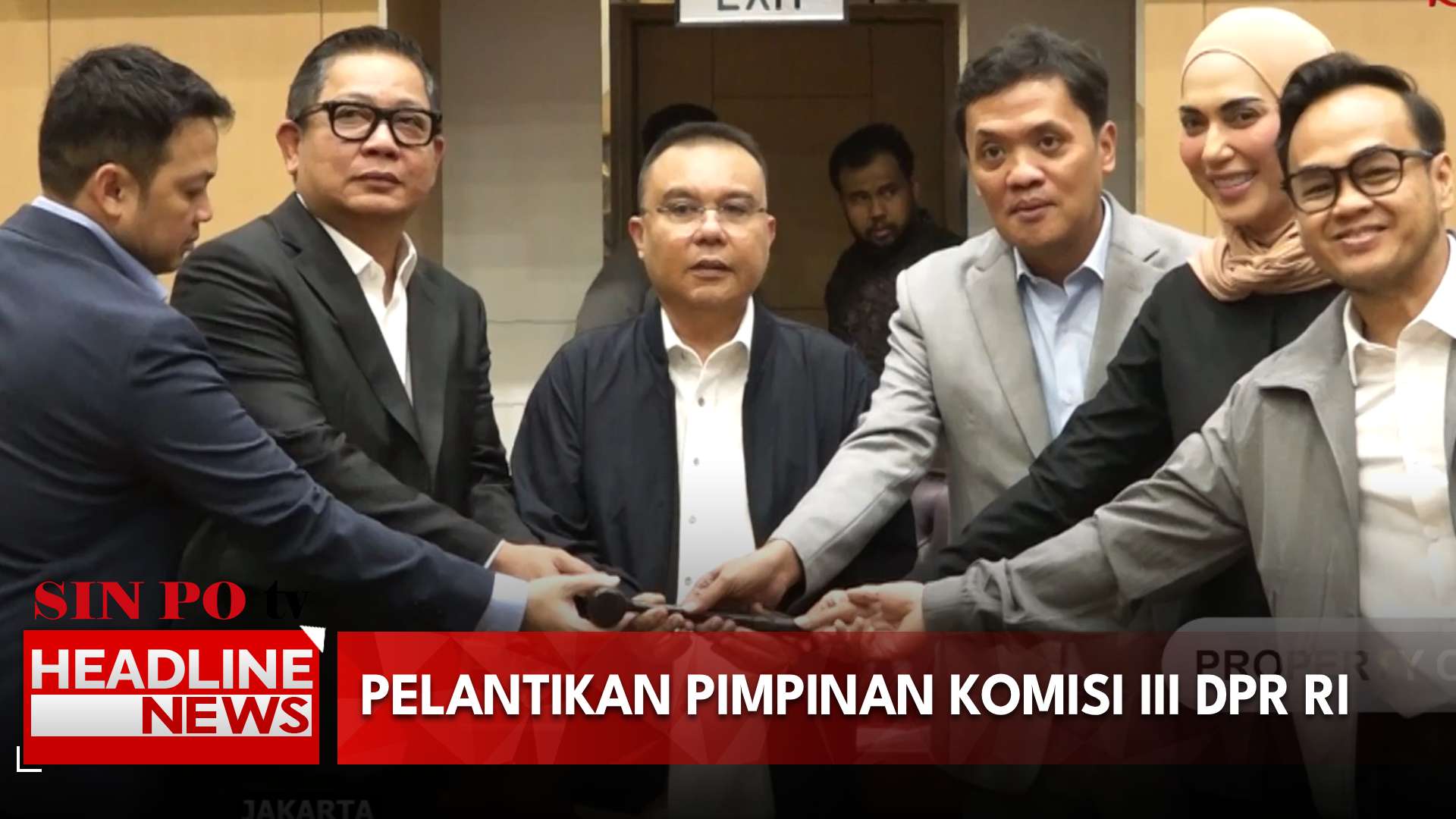 Pelantikan Pimpinan Komisi III DPR RI