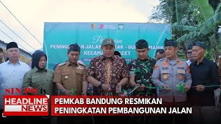 Pemkab Bandung Resmikan Peningkatan Pembangunan Jalan Nagrak