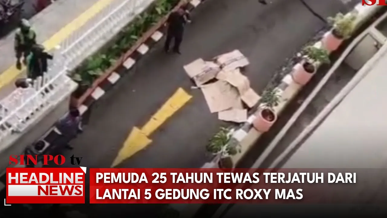Pemuda 25 Tahun Tewas Terjatuh Dari Lantai 5 Gedung ITC Roxy Mas