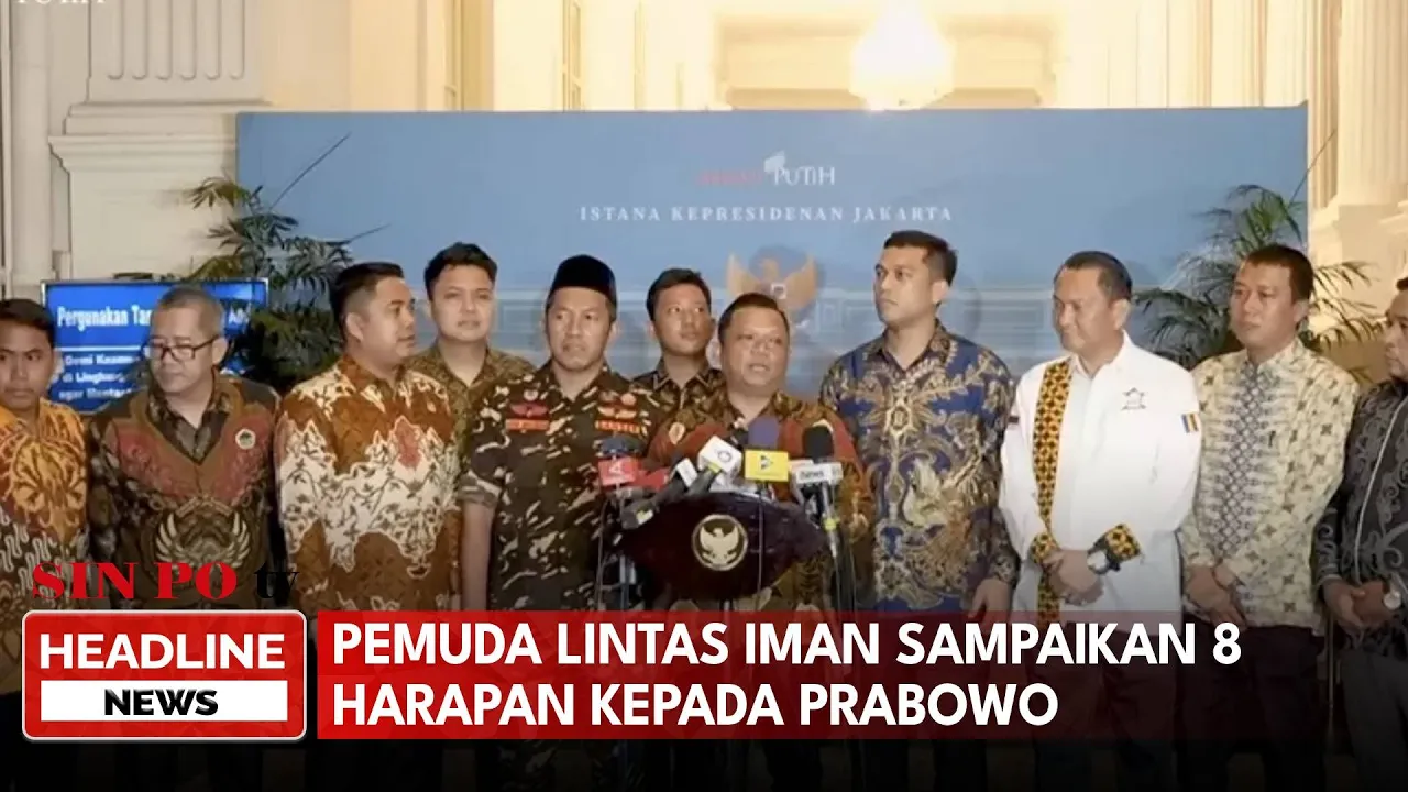 Pemuda Lintas Iman Sampaikan 8 Harapan Kepada Prabowo
