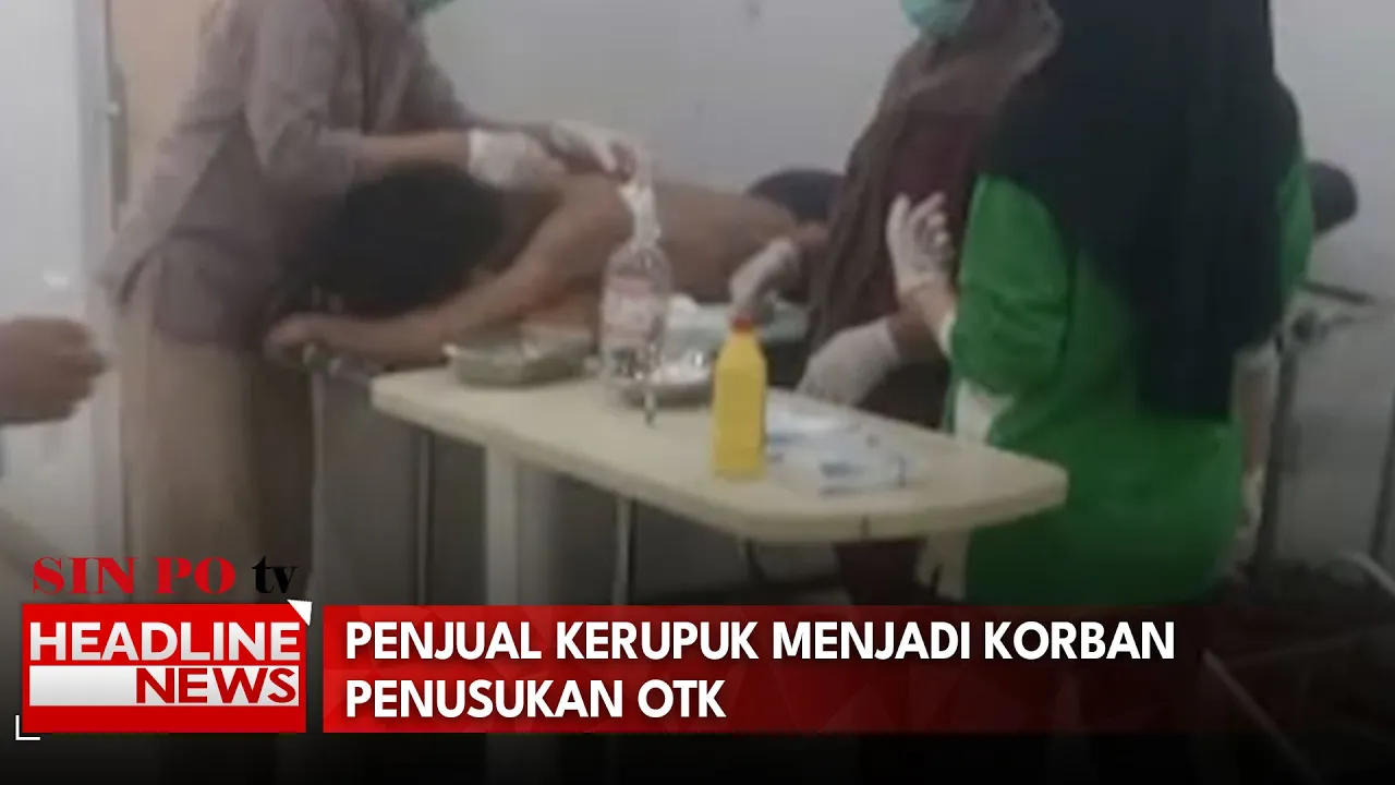 Penjual Kerupuk Menjadi Korban Penusukan OTK