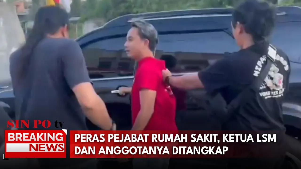 Peras Pejabat Rumah Sakit, Ketua Lsm Dan Anggotanya Ditangkap