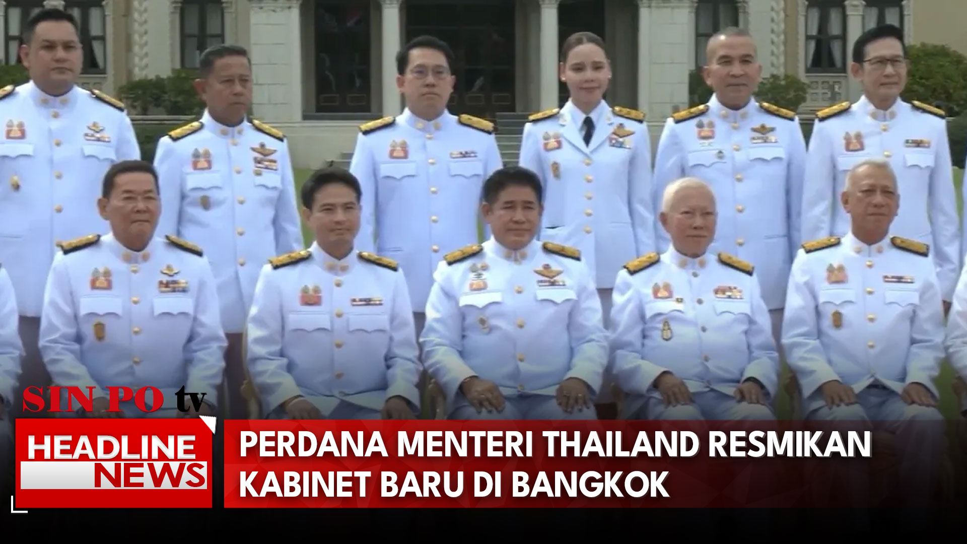 Perdana Menteri Thailand Resmikan Kabinet Baru di Bangkok