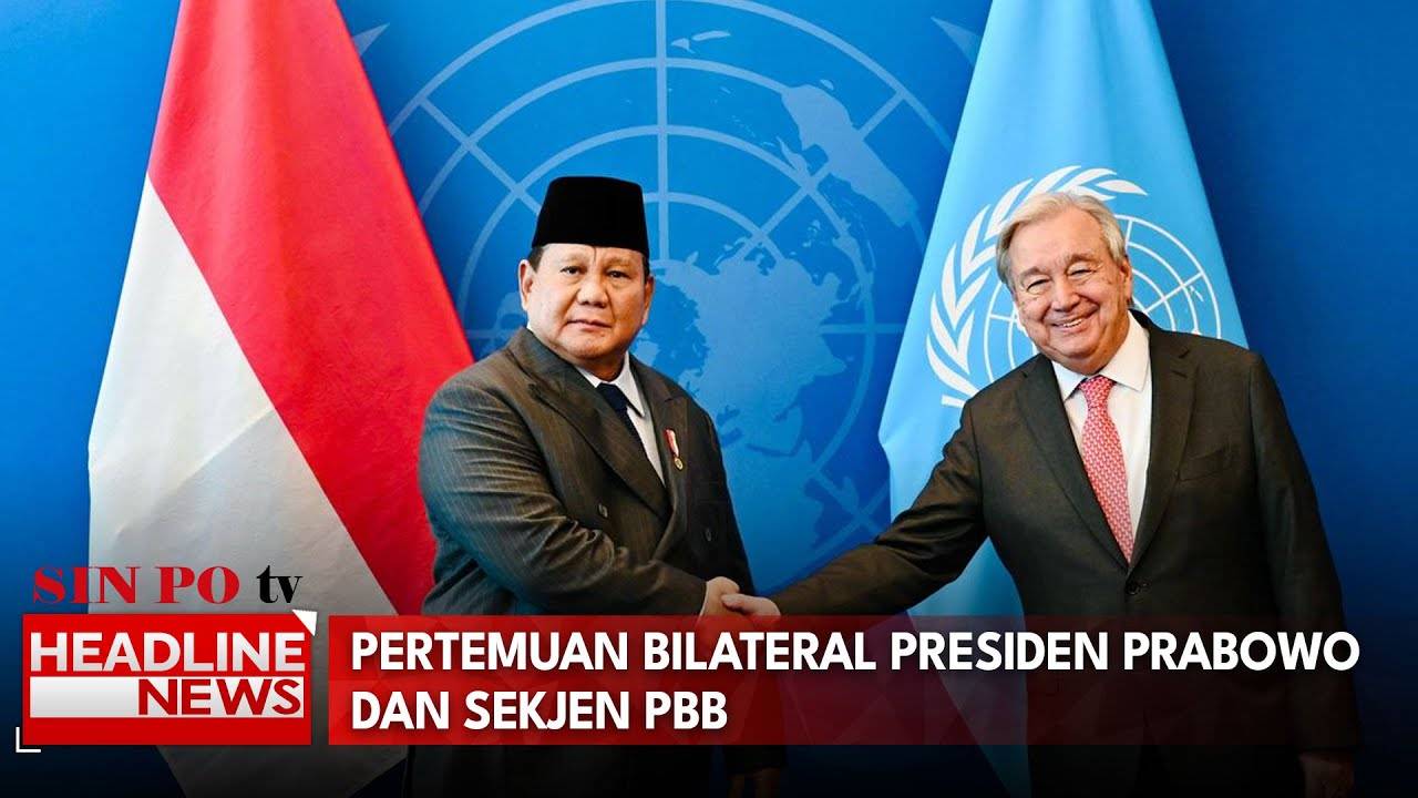 Pertemuan Bilateral Presiden Prabowo Dan Sekjen PBB