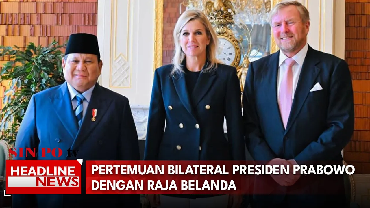 Pertemuan Bilateral Presiden Prabowo Dengan Raja Belanda