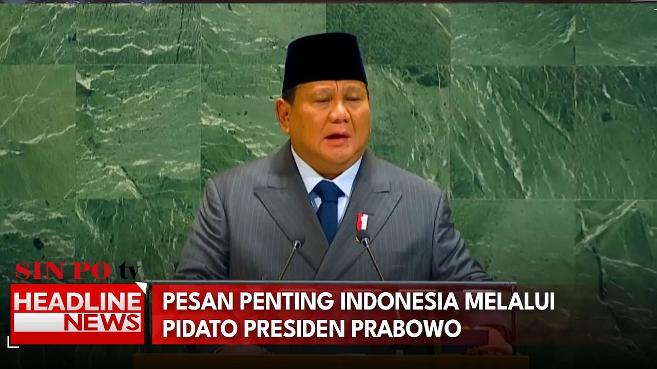 Pesan Penting Indonesia Melalui Pidato Presiden Prabowo