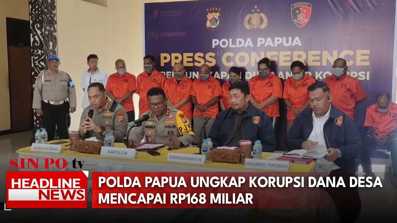 Polda Papua Ungkap Korupsi Dana Desa Mencapai Rp168 Miliar