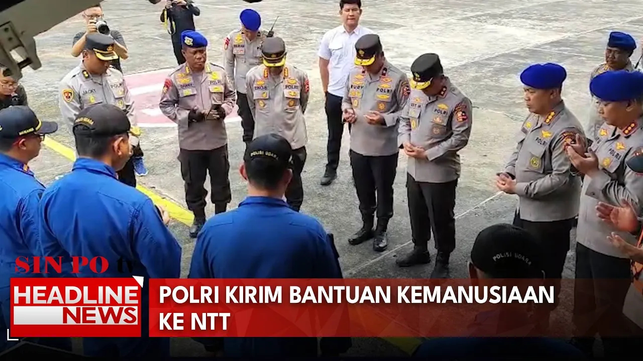 Polri Kirim Bantuan Kemanusiaan Ke NTT