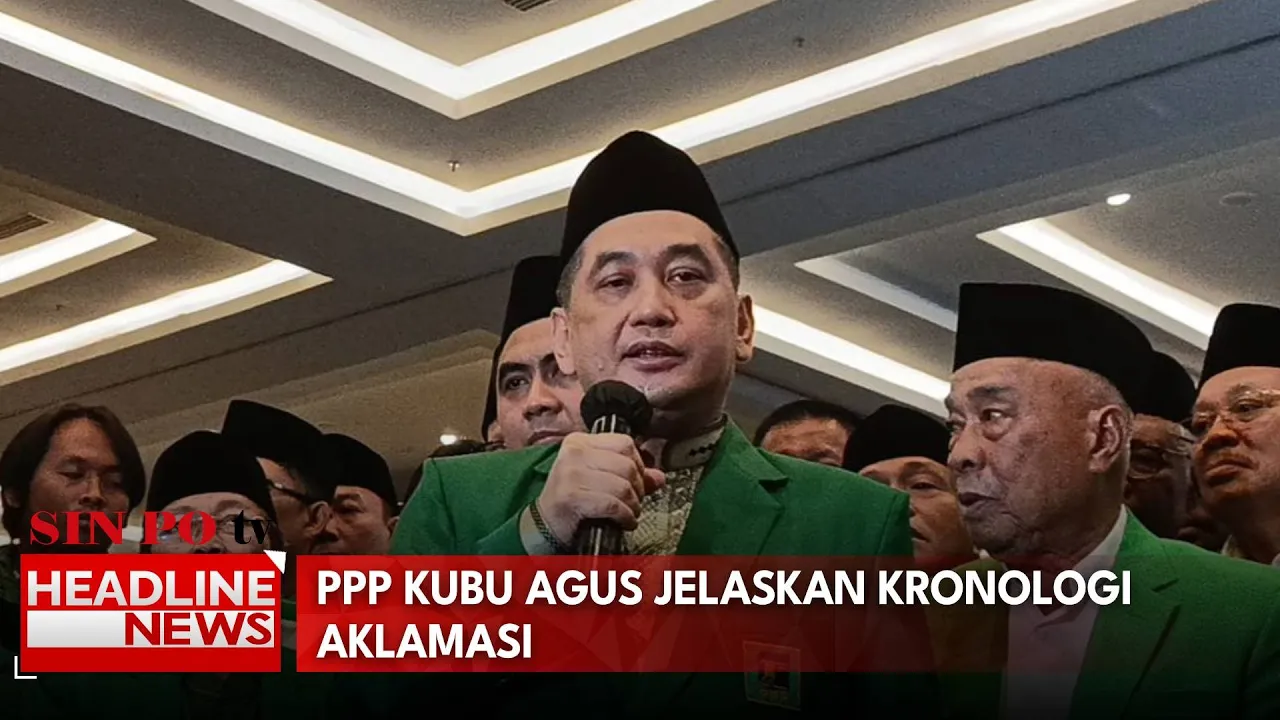 PPP Kubu Agus Jelaskan Kronologi Aklamasi