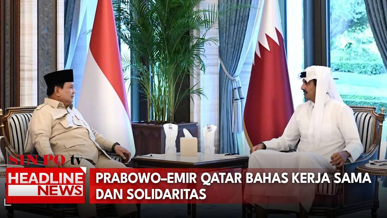 Prabowo–Emir Qatar Bahas Kerja Sama Dan Solidaritas