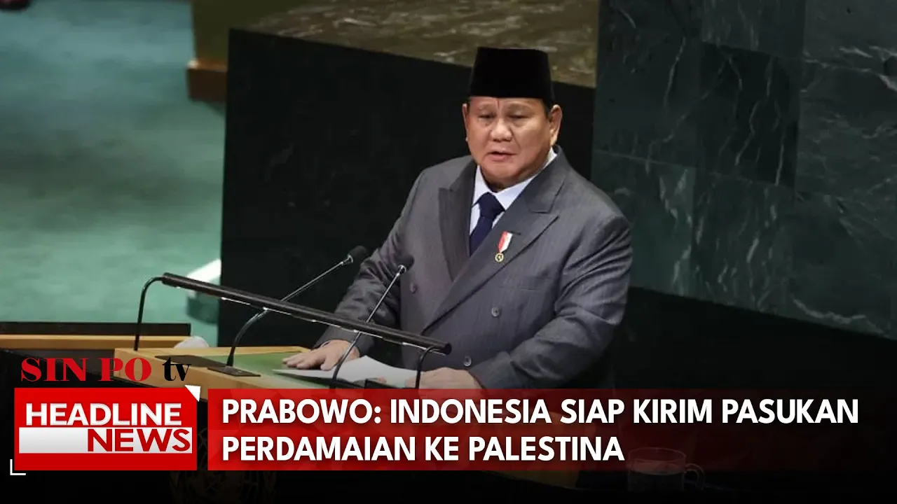 Prabowo: Indonesia Siap Kirim Pasukan Perdamaian Ke Palestina