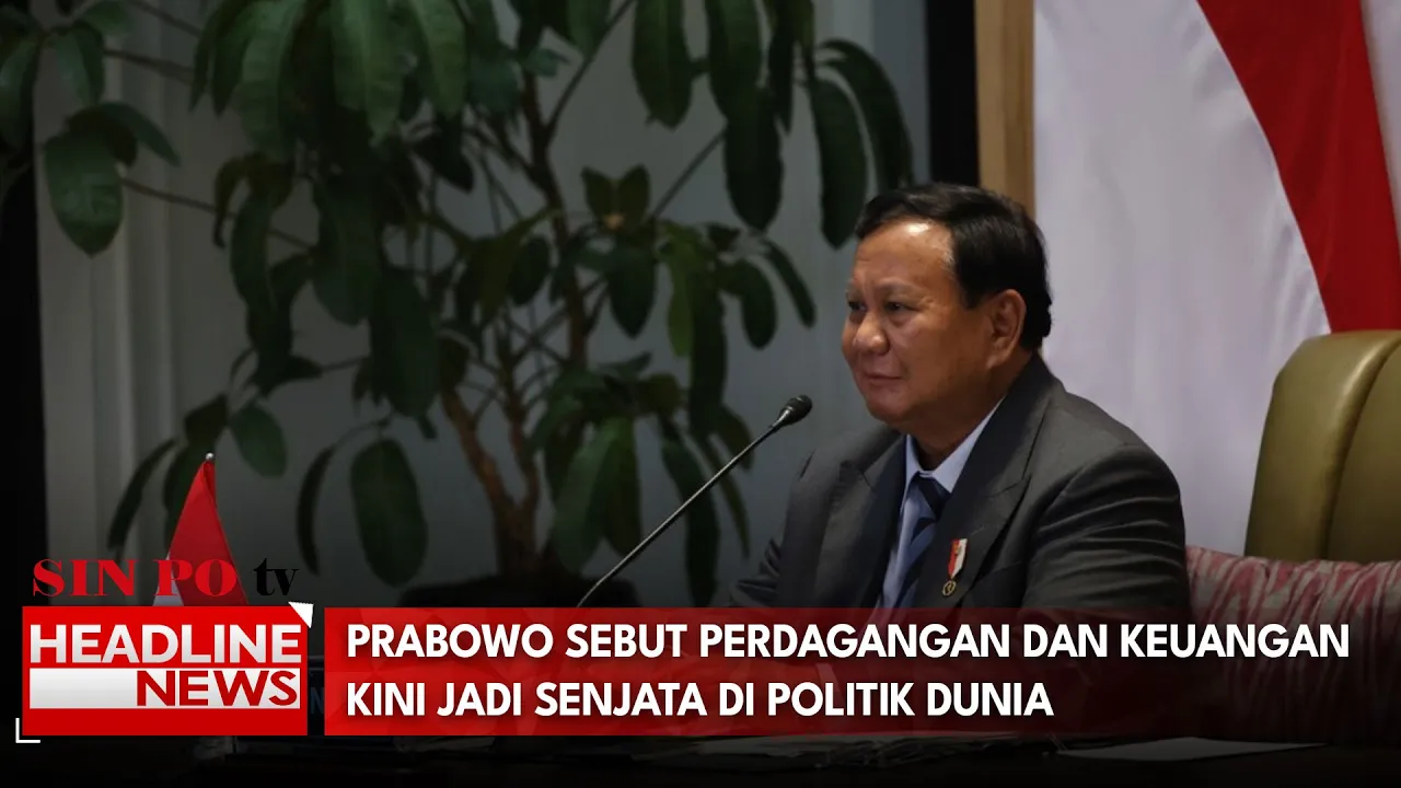Prabowo Sebut Perdagangan Dan Keuangan Kini Jadi Senjata Di Politik Dunia