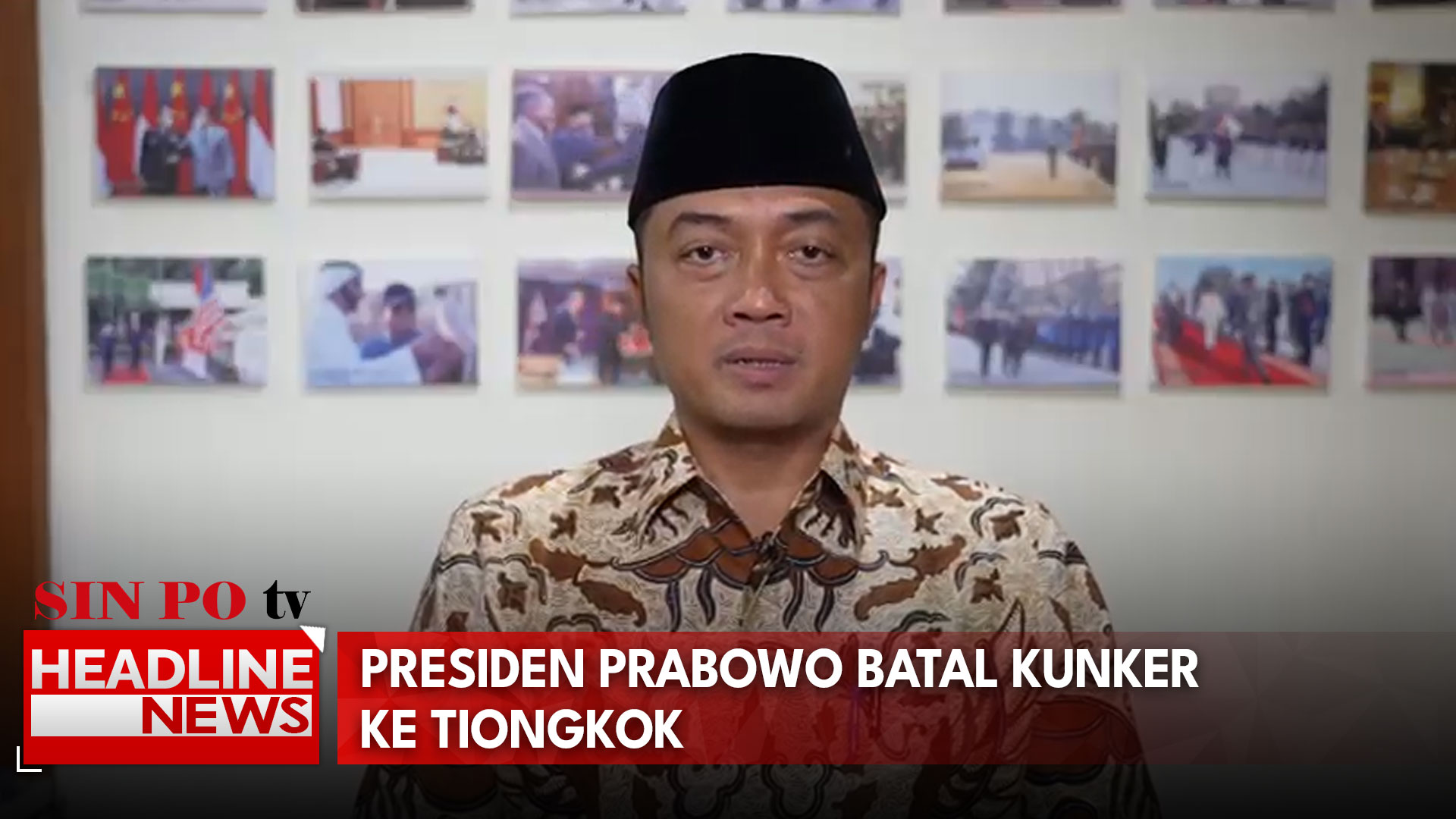 Presiden Prabowo Batal Kunker Ke Tiongkok