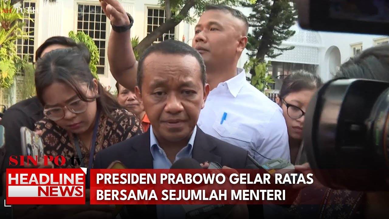 Presiden Prabowo Gelar Ratas Bersama Sejumlah Menteri