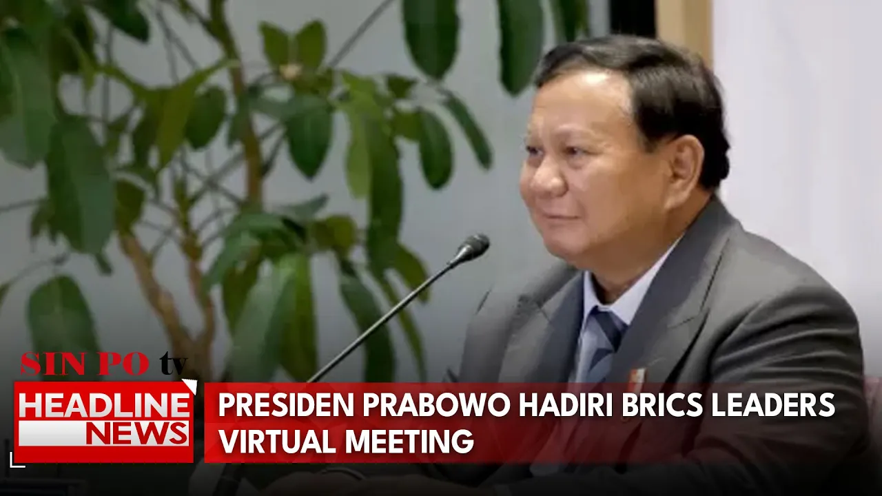 Presiden Prabowo Hadiri BRICS Leaders Virtual Meeting