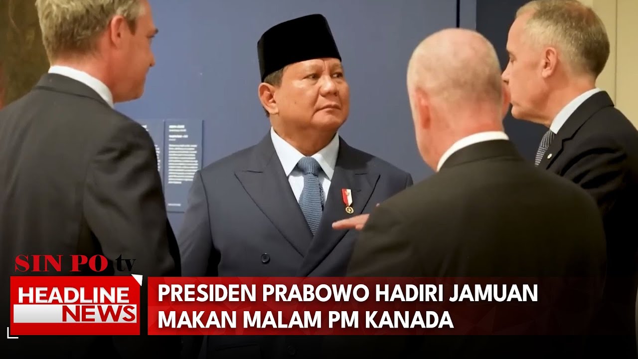 Presiden Prabowo Hadiri Jamuan Makan Malam PM Kanada