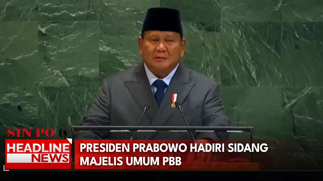 Presiden Prabowo Hadiri Sidang Majelis Umum PBB