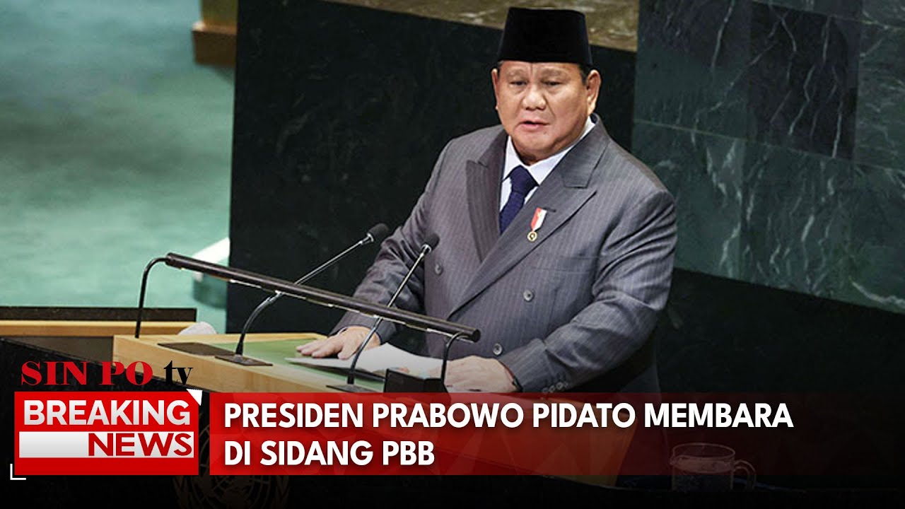 Presiden Prabowo Pidato Membara Di Sidang PBB