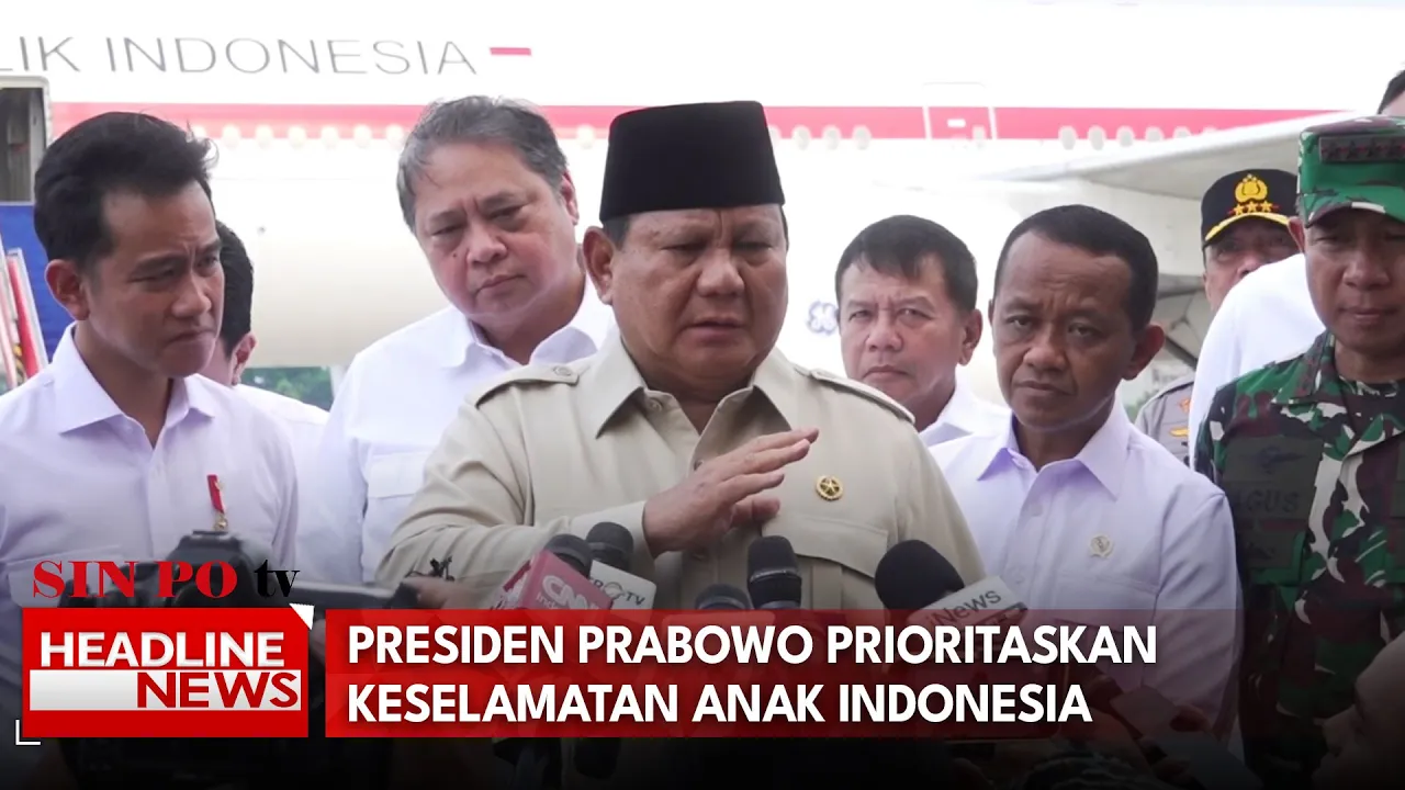 Presiden Prabowo Prioritaskan Keselamatan Anak Indonesia