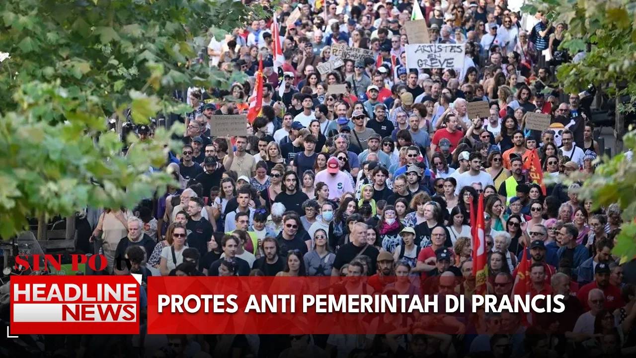 Protes Anti Pemerintah Di Prancis