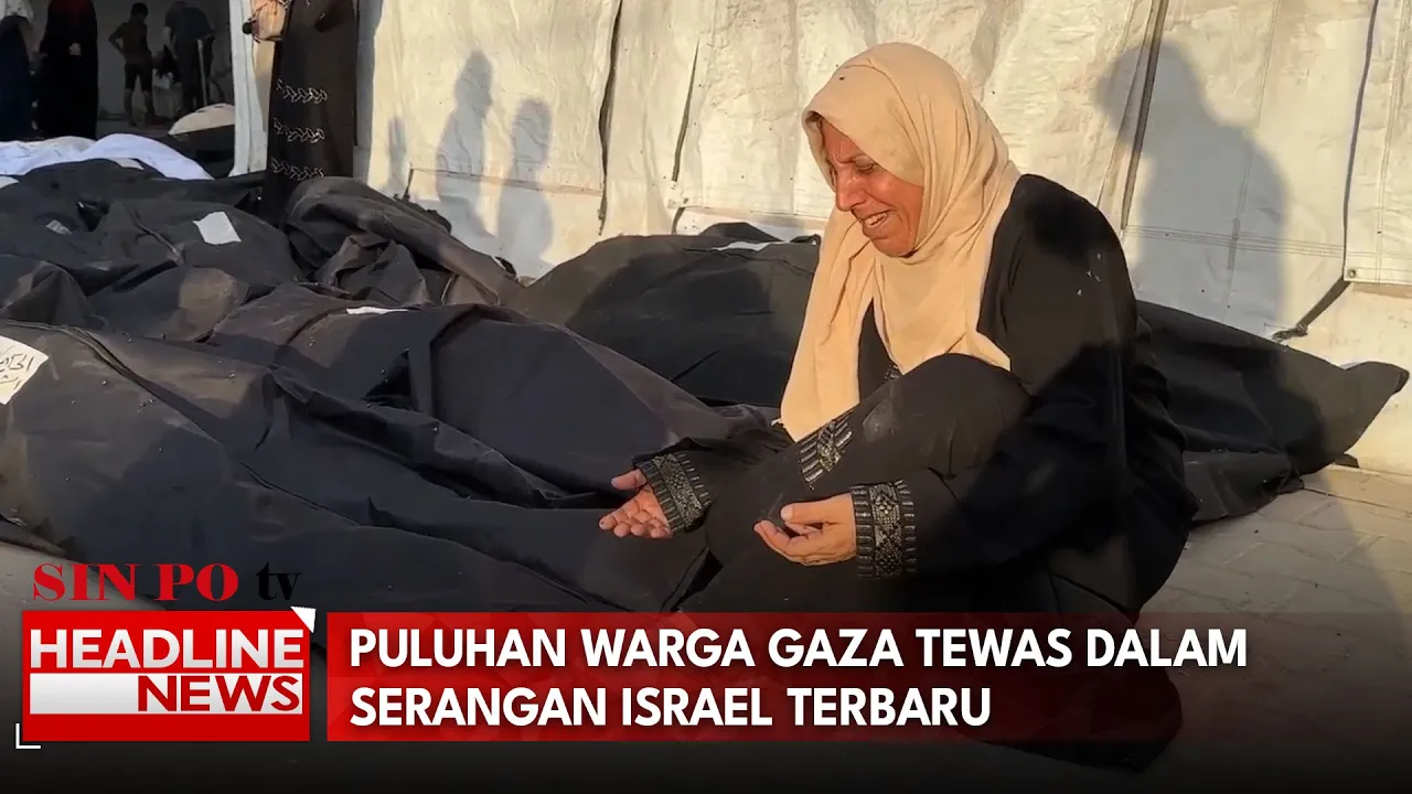 Puluhan Warga Gaza Tewas Dalam Serangan Israel Terbaru