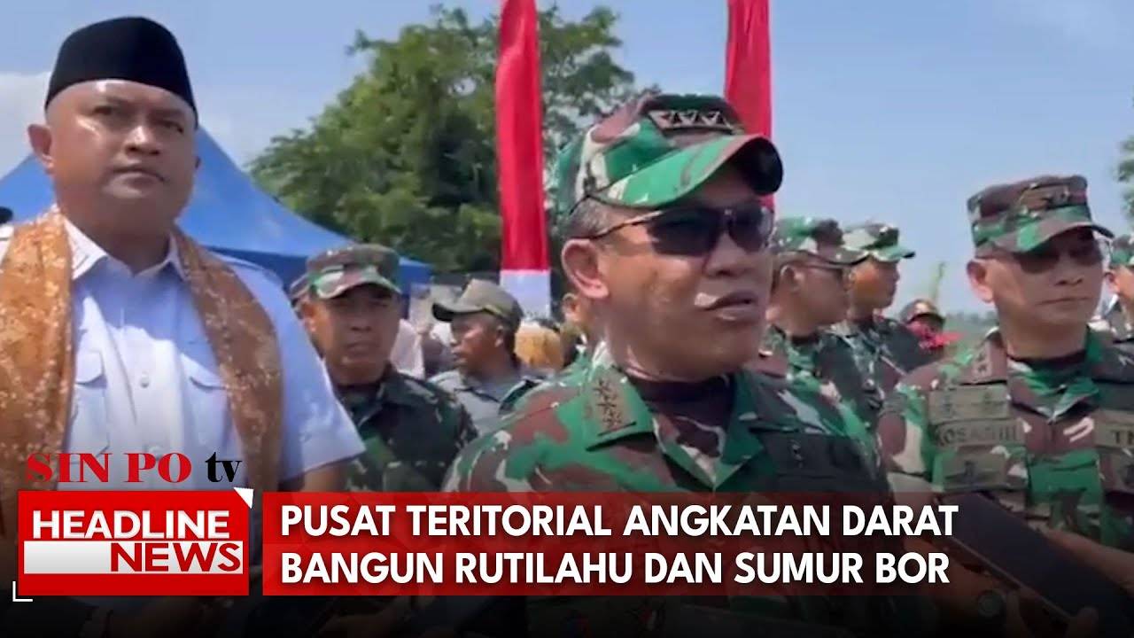 Pusat Teritorial Angkatan Darat Bangun Rutilahu dan Sumur Bor