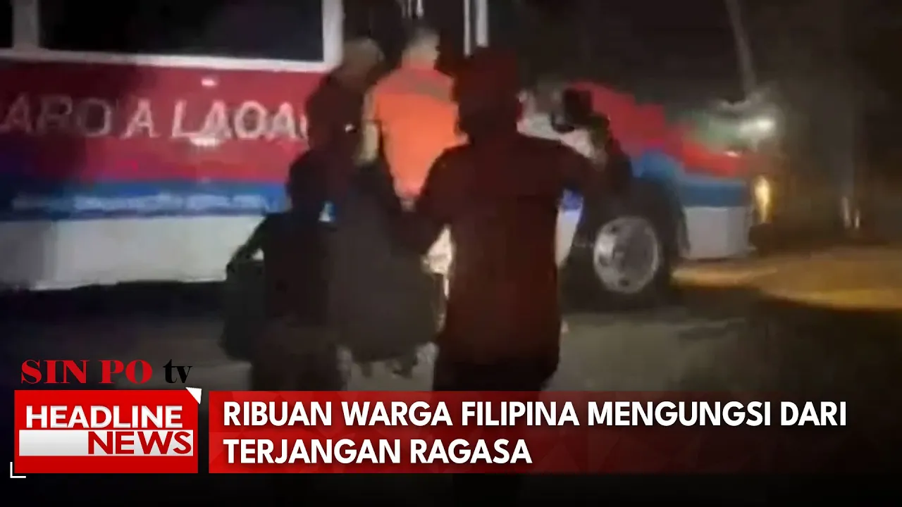 Ribuan Warga Filipina Mengungsi dari Terjangan Ragasa