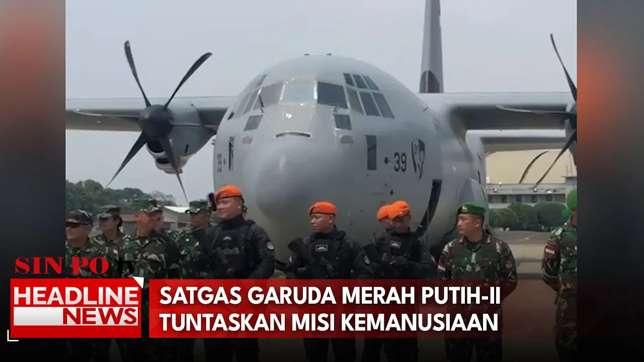 Satgas Garuda Merah Putih-II Tuntaskan Misi Kemanusiaan