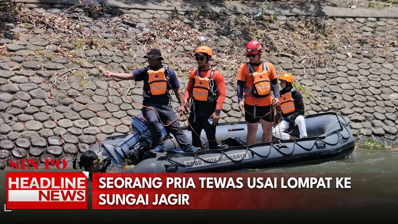 Seorang Pria Tewas Usai Lompat Ke Sungai Jagir