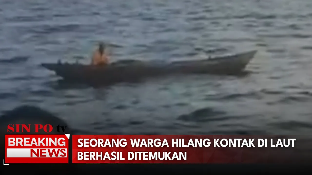 Seorang Warga Hilang Kontak Di Laut Berhasil Ditemukan
