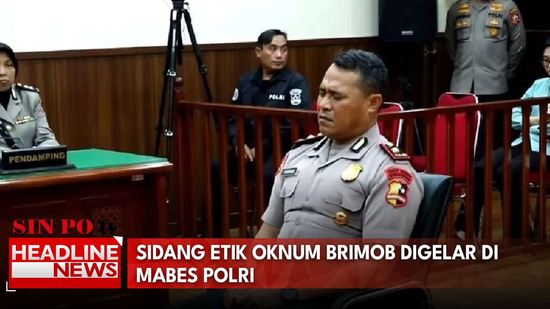 Sidang Etik Oknum Brimob Digelar Di Mabes Polri