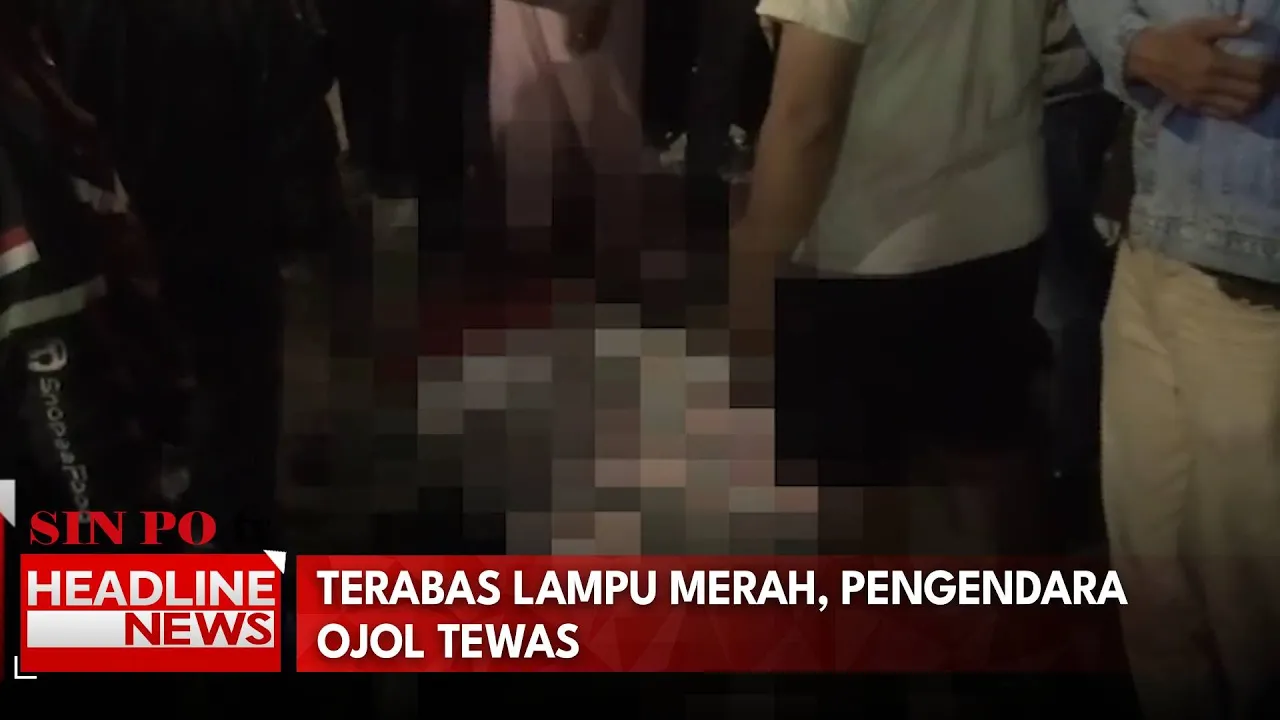 Terabas Lampu Merah, Pengendara Ojol Tewas