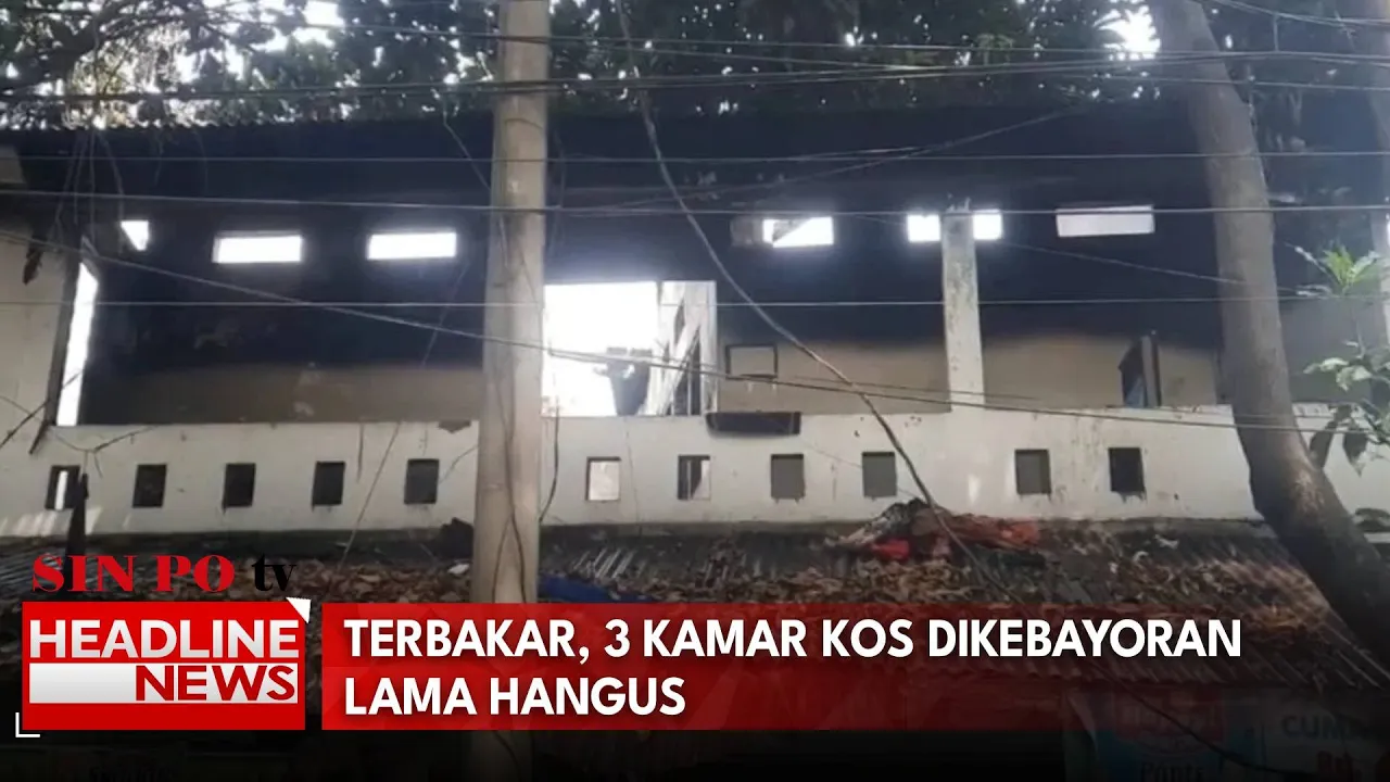 Terbakar, 3 Kamar Kos Dikebayoran Lama Hangus