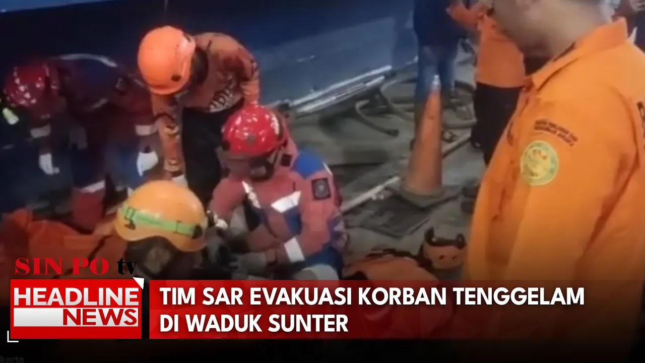 Tim SAR Evakuasi Korban Tenggelam di Waduk Sunter