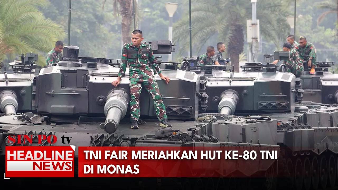 TNI Fair Meriahkan HUT Ke-80 TNI Di Monas