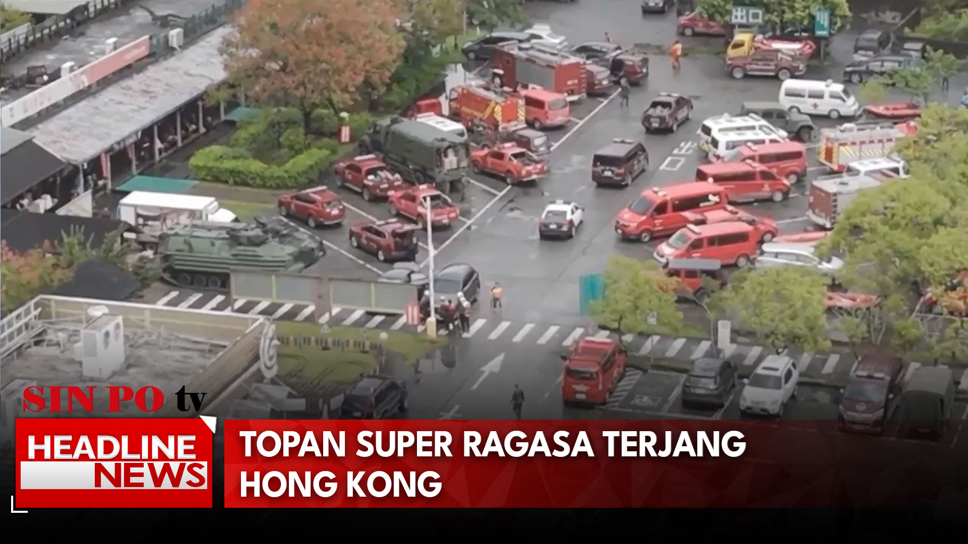 Topan Super Ragasa Terjang Hong Kong