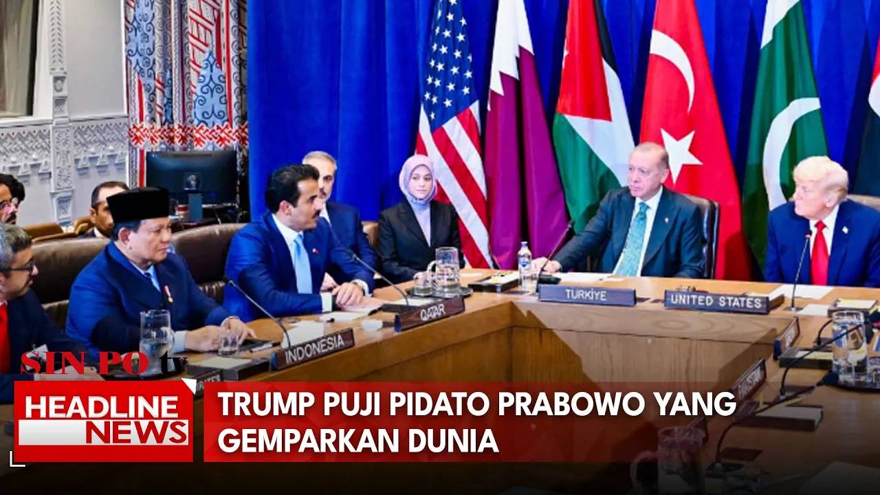 Presiden AS, Donald Trump, menyampaikan apresiasi kepada Presiden RI Prabowo Subianto dalam pertemuan multilateral di PBB. Hal itu dipicu oleh pidato Prabowo di Sidang Umum PBB ke-80 yang dinilai kuat dan mencuri perhatian dunia.