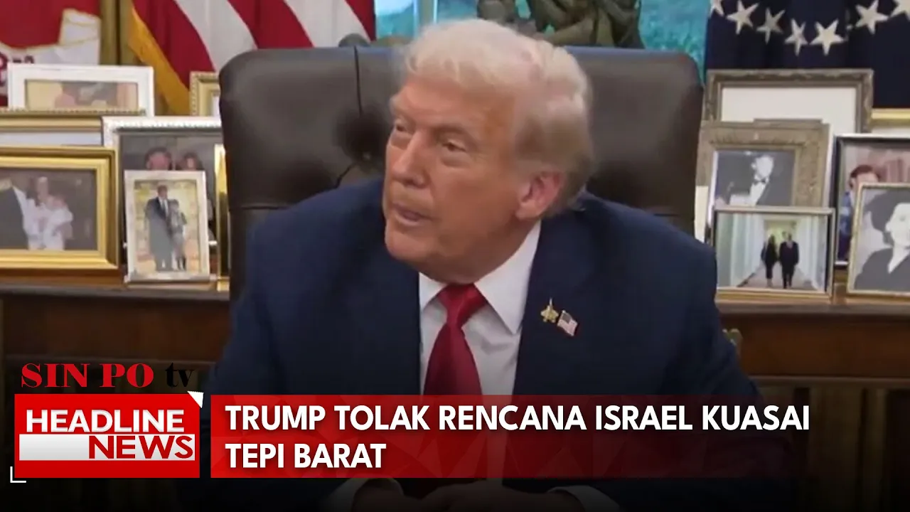 Trump Tolak Rencana Israel Kuasai Tepi Barat