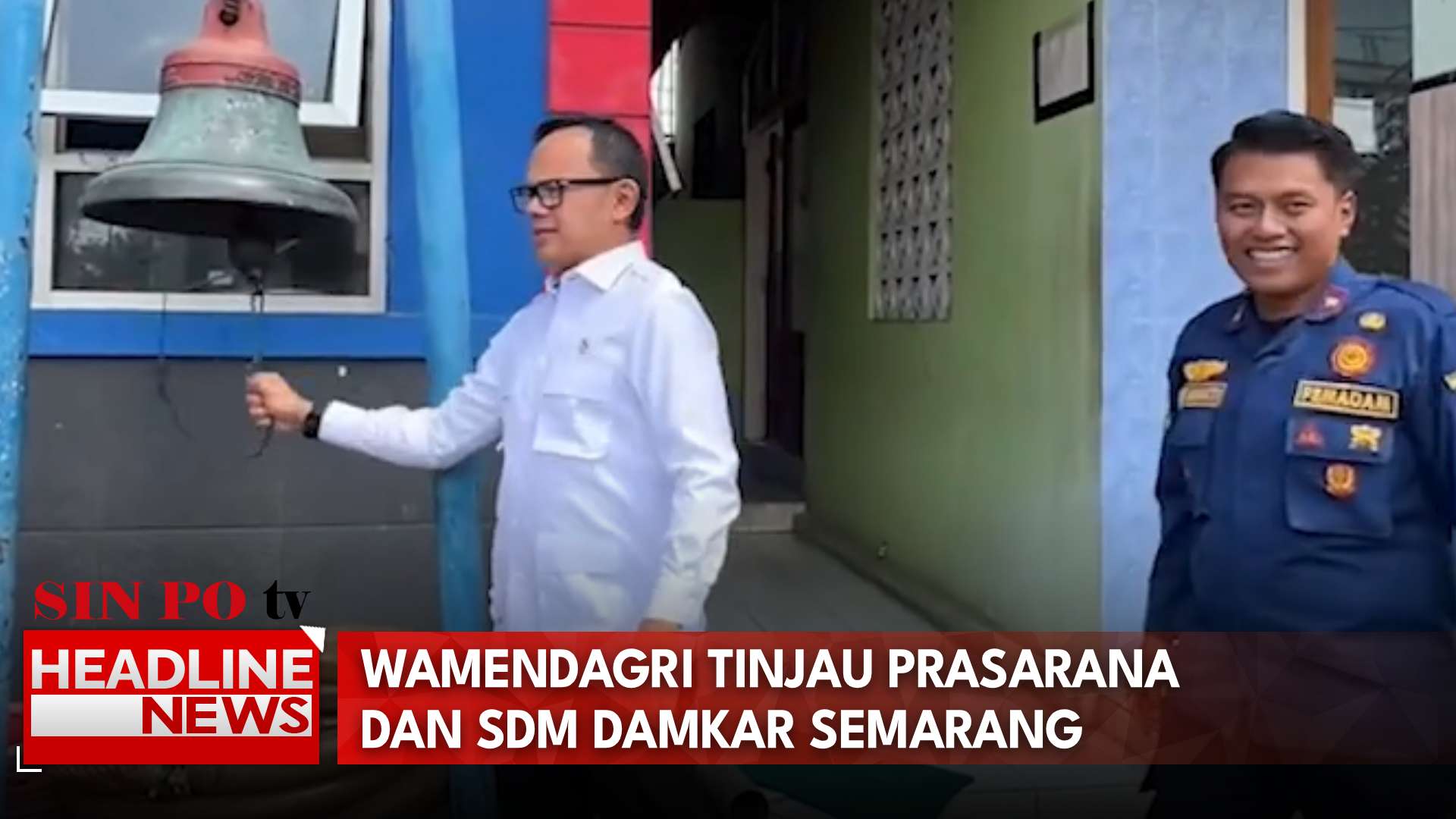 Wamendagri Tinjau Prasarana Dan SDM Damkar Semarang