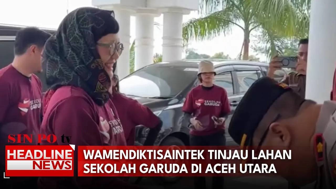 Wamendiktisaintek Tinjau Lahan Sekolah Garuda di Aceh Utara