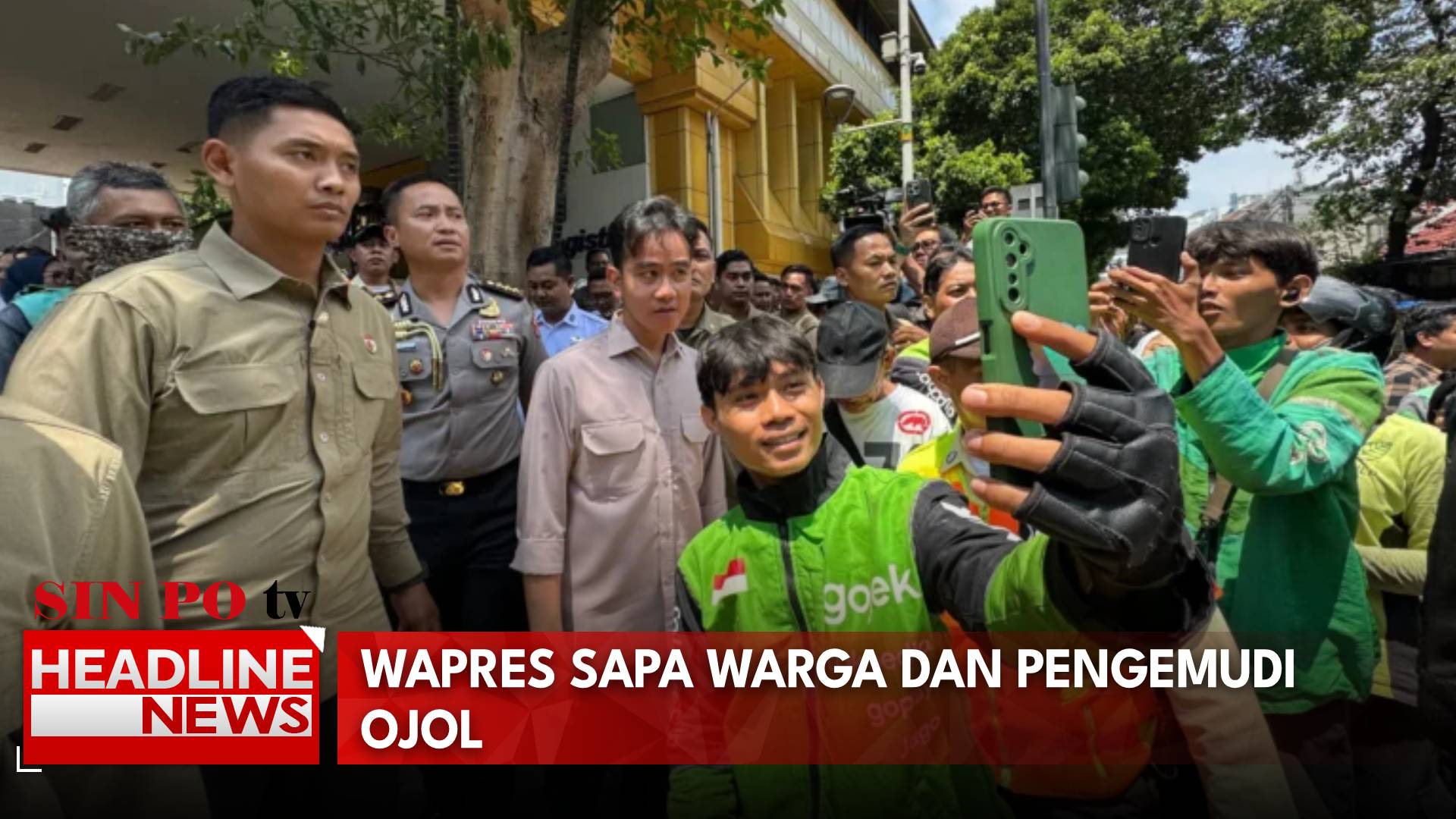 Wapres Sapa Warga Dan Pengemudi Ojol