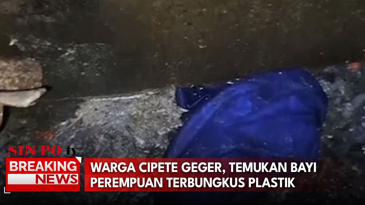 Warga Cipete Geger, Temukan Bayi Perempuan Terbungkus Plastik
